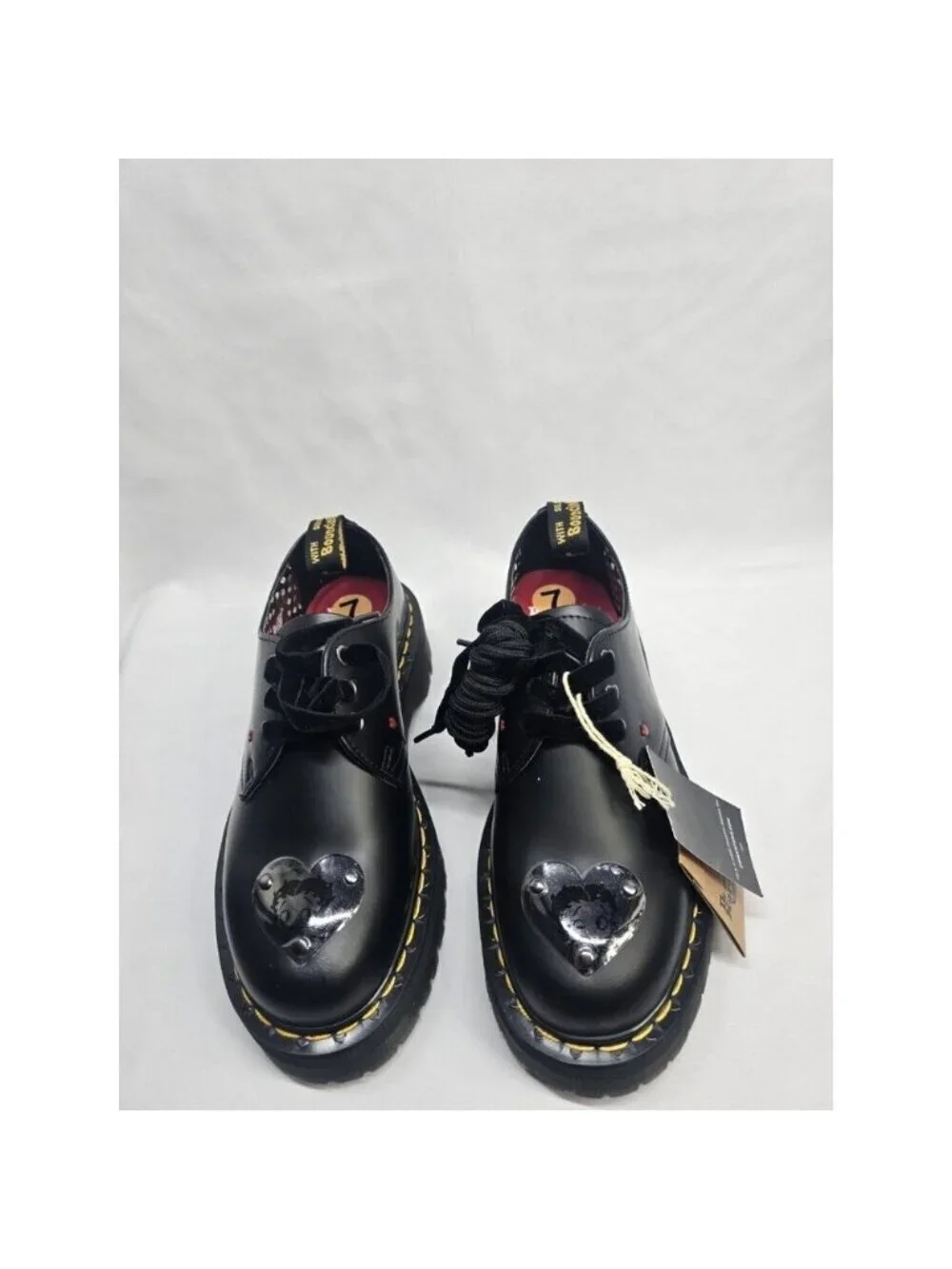 Dr.Martens Betty boop 1461 Quad Platform UK 5 Womens USA SIZE 7- New Without Box